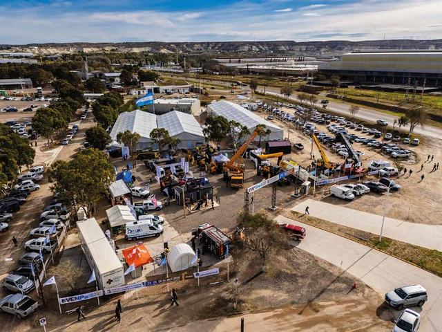 Vista aérea de la expo durante EVENPa2025